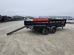 Remorque benne 2026 Horizon EZ7 83x14, 14K GVWR, à essieux tandem hydrauliques, avec plancher 9GA et côtés de 19 pieds, à vendre - Product Image 4