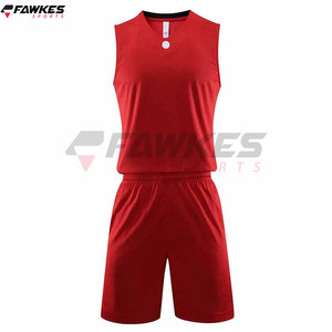 Vêtements de sport Produit de qualité supérieure Uniformes design sans manches à col rond Ensemble d'uniformes de basket-ball - Product Image 3