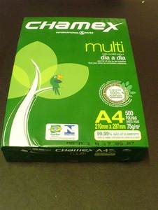 Chamex A4 Papel de copia 80 GSM 70 Gram One 75gsm Papel de copia de oficina Premium - Product Image 3