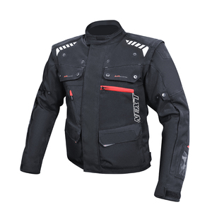 100% nouveau Cardura couleur unie équipement de protection veste pour motos coupe-vent vélo course costumes pour hiver fermeture éclair Cardura vestes - Product Image 1