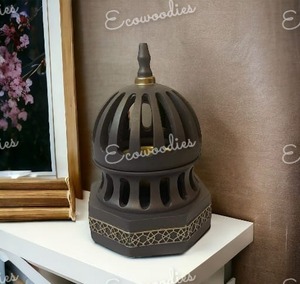 ที่ใส่ธูปไม้รูปทรงกระบอกที่วางธูปของตกแต่งบ้านทำจากไม้สไตล์วินเทจไม่เหมือนใคร - Product Image 1