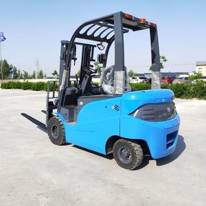 Montacargas Azul con Cabina y Neumáticos Sólidos, Capacidad de 30 Toneladas - Product Image 1