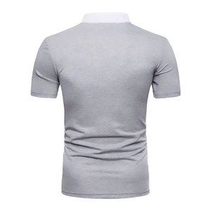 Golf pour hommes de style personnalisé pour polos T-shirts décontracté uni 100% coton à manches courtes et brodé sur mesure - Product Image 2