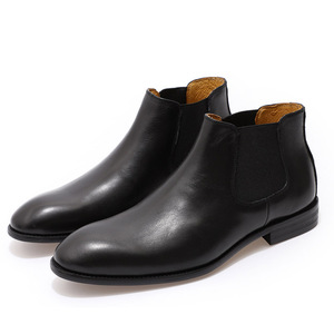 Bottines Chelsea en cuir rétro avec amorti souple pour hommes, idéales pour les événements à thème vintage et les tenues de bureau - Product Image 2