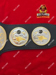 Ceinture de championnat de lutte poids lourd des Caraïbes WWC, fabriquée en alliage de zinc, confortable, taille haute, respirante, 2 mm, 4 mm, taille adulte - Product Image 5