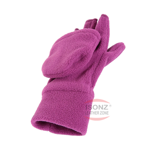 Men's Half-Finger Winter <b>Gloves</b> Warm Woolen & Cashmere <b>Mittens</b> for Daily Cycling Use - Product Image 2
