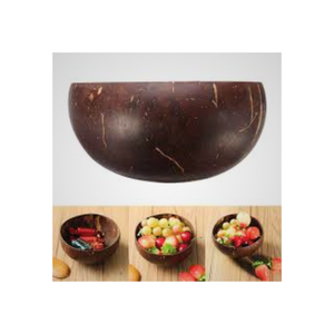 Top vente bol à salade en coquille de noix de coco conception de logo personnalisé écologique fabriqué au Vietnam - Product Image 1