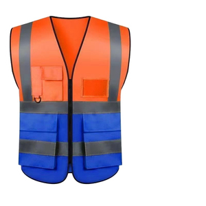 เสื้อกั๊กนิรภัยสำหรับผู้ชายสีชมพูน้ำหนักเบาดีไซน์สะท้อนแสงโลโก้ปรับแต่งได้ชุดทำงานมีมิติ - Product Image 1