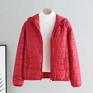 Abrigos acolchados para mujer, prendas de vestir exteriores nuevas de invierno, gruesas, cálidas, sueltas, con capucha, Parker, simples, informales, de Color sólido, chaquetas de calle alta - Product Image 3