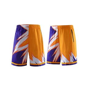 กางเกงขาสั้นเล่นกีฬาสำหรับผู้ชายกางเกงขาสั้นตาข่ายบาสเก็ตบอลผ้าโพลีเอสเตอร์พิมพ์ซับลิเมชันสำหรับ100% ขนาดใหญ่พิเศษ - Product Image 3