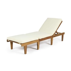 Tumbona de exterior de madera de teca hecha en Indonesia - Product Image 1