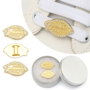 Scarpe personalizzate scarpe Decorative <span class=keywords><strong>Charm</strong></span> scarpe da ginnastica con ciondolo laccio d'oro <span class=keywords><strong>Charm</strong></span> con marchio personalizzato <span class=keywords><strong>Charm</strong></span> per scarpe - Product Image 2