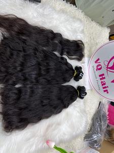 100% Extension de faisceau de cheveux humains vietnamiens Extensions de cheveux de vague naturelle vierge vietnamienne crue - Product Image 2