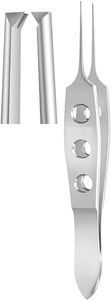 Fórceps Bishop Harman Iris de la mejor calidad, fórceps rectos de instrumentos quirúrgicos para el ombligo, fórceps de acero inoxidable - Product Image 4