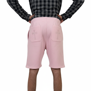 OEM <b>Men's</b> <b>Fleece</b> <b>Shorts</b> Top Selling Premium Quality Customized Pockets New Arrival Eco-Friendly Rhinestone <b>Fleece</b> <b>Men</b> <b>Shorts</b> - Product Image 3