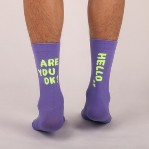 Light Weight Thin Nylon Run <strong>Socks</strong> Compression Custom Low Moq Cycling <strong>Socks</strong> <strong>Neon</strong> Green Running <strong>Socks</strong> - Product Image 5
