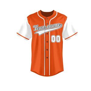 2025 alta calidad tendencia deporte transpirable estilo único nombre del equipo de softbol con camiseta de béisbol OEM - Product Image 1