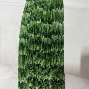 Cuentas Redondas Lisas de Tsavorita Natural Sombreada de 2 mm y 3 mm, Piedra Preciosa de Granate Verde de Alta Calidad, Más de 50 Años de Experiencia en Joyería - Product Image 3