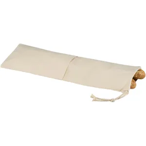 Sac à pain en coton Nola, gadgets écologiques pour le stockage du pain - Product Image 1