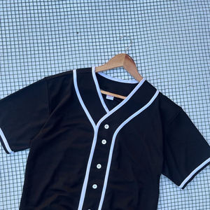 Uniforme de baseball pour jeunes Maillot à manches courtes imprimé personnalisé pour hommes Maillot de baseball Sportswear - Product Image 3