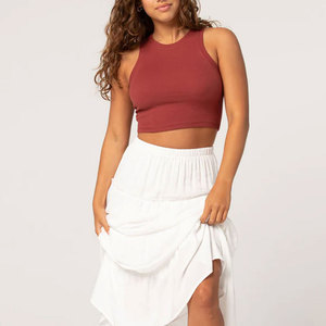 Camiseta sin mangas ajustada de verano con tirantes anchos Diseño transpirable sin mangas para trajes en capas Patrón 3D - Product Image 6