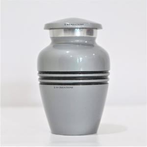 Urnas de recuerdo pequeñas tribanda de aluminio de alta calidad, urnas de cremación para cenizas humanas, urnas de cremación de alta calidad - Product Image 3