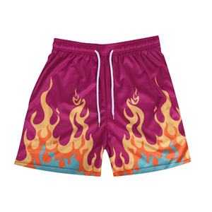 Vente en gros de shorts en maille Streetwear | Shorts baggy hip hop pour hommes avec logo personnalisé | Fournisseur de vêtements de mode d'été à séchage rapide respirant - Product Image 2