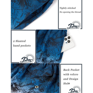 Shorts de plage pour hommes en polyester à impression numérique décontractée personnalisée avec poches Séchage rapide et respirant Maillots de bain - Product Image 5