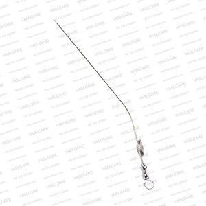 Vaslcare Frazier 7fg Tubo de succión de acero inoxidable alemán 175mm Longitud total ENT Uso quirúrgico Instrumento certificado CE - Product Image 5