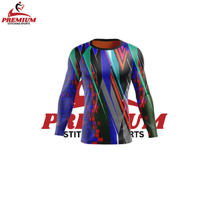 T-shirt à séchage rapide pour homme, logo personnalisé, haut d'entraînement de fitness, t-shirt de gymnastique, manches longues, col montant et compression, t-shirts d'entraînement - Product Image 1