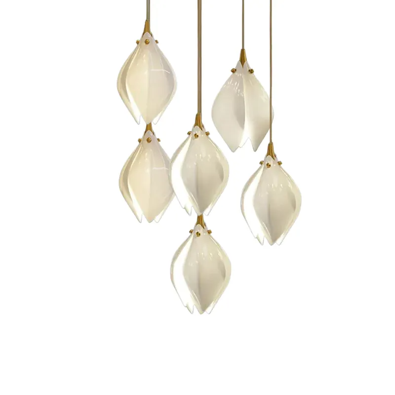 D125 x H230mm x 40cm Round Base (6 Heads)