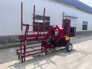 Fendeuse de bûches 45T, capacité de coupe 500 mm, moteur à essence 20 CV, convoyeur 3 m, roulement et boîte de vitesses - Product Image 2