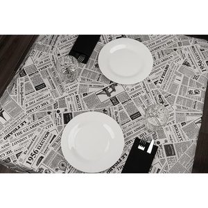 Nappe de table professionnelle en papier blanc 100x100cm, imprimée par transfert thermique, sous film rétractable et codée, B2B - Product Image 4