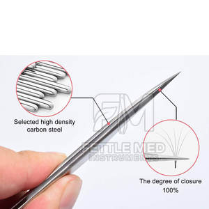 Pince à épiler pour cils à manche lisse, pince à épiler pour cils à angle fin, pince à épiler pour cils à prise douce, outil d'extension de cils - Product Image 4