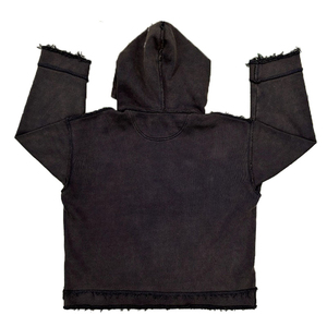 Sweat-shirt personnalisé en molleton français 400 g/m², polyester/coton, ourlet brut, respirant, séchage rapide, style streetwear pour l'hiver, impression numérique - Product Image 5