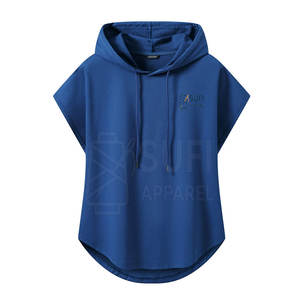 Gym Vest Breathable Lightweight <b>Men's</b> Solid Autumn Hooded Fitness Top for Workout Training Daily Active Wear - Product Image 1