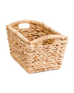 Cesta Grande de Jacinto de Agua para Organización del Hogar, Solución de Almacenamiento con Diseño de Mimbre Hecho a Mano Ecológico - Product Image 3