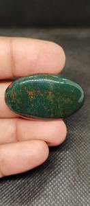 พลอยแจสเปอร์อัญมณีทรงหลังเบี้ยสีเลือดธรรมชาติคุณภาพสูงสำหรับจี้แหวนการสร้างสรรค์เครื่องประดับช่างฝีมือ - Product Image 4