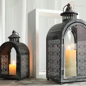 Portavelas de Metal Premium para Decoración de Interiores |   Uso en Ramadán, Impermeable y Portátil |   Mejora el Brillo de las Velas - Product Image 3