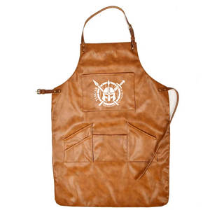 <b>Fireproof</b> Comfortable Safety Clothing Customizable Fabric Aprons Front Pockets With 100% Leather Fabric - Product Image 2