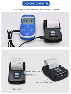 IT-10C Sensor de Iones Positivos/Negativos de Alta Precisión con Certificación CE, Rango de Medición de 0-99990 cm, Pantalla LCD de 4 Dígitos 1 - Product Image 5