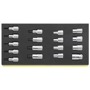 Stahlwille 1/2'' TCS Inlay <b>Socket</b> Wrench <b>Set</b> 17-Piece Collection - Product Image 1