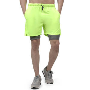 Pantalones cortos de doble capa para hombre de fabricación profesional, pantalones cortos ligeros para correr para hombre con bolsillos laterales - Product Image 6
