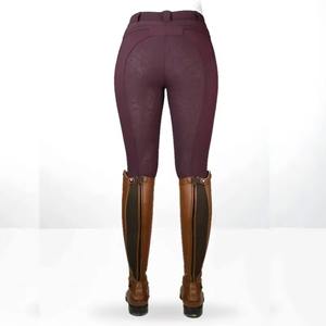 Vêtements d'équitation pour femmes en gros, culottes d'équitation à siège complet en silicone imprimé, leggings d'équitation pour femmes, culottes leggings - Product Image 2
