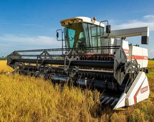 Cosechadora de Arroz de Alta Eficiencia con Motor y Transmisión por Engranajes para la Agricultura Moderna de Campos de Arroz - Product Image 5