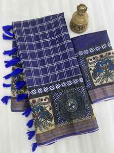 Saree en soie Banarasi léger de haute qualité doux et élégant tissé à la main pour les femmes pour les mariages et les fêtes indiens et pakistanais - Product Image 4