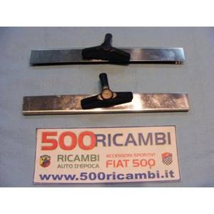 FIAT 500 D F L R Coppia di Deflettori Laterali in Ferro, Maniglie di Protezione, Impugnature per Pneumatici e Parabrezza - Product Image 1