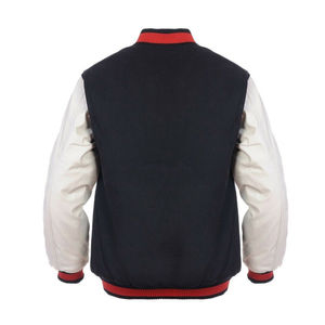 Veste universitaire Letterman personnalisée de haute qualité pour l'école nouveauté hiver tissu léger à capuche veste de baseball pour hommes - Product Image 2