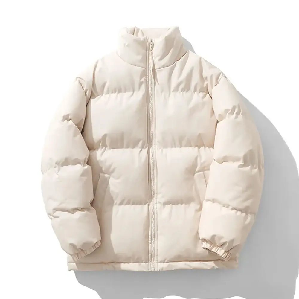 Kualitas Premium 2024 desain terbaru kustom ukuran besar pria bawah gelembung empuk mantel jaket pakaian luar grosir Oem jaket gelembung