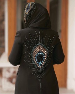 Veste courte matelassée en coton imprimé à la main, haut court pour femmes, vêtements de fête, veste en coton vintage, veste courte, manteau, orné de perles - Product Image 6